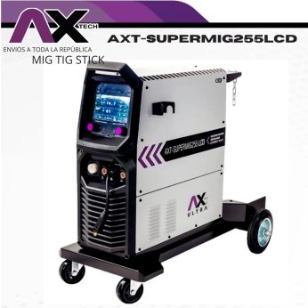 AXT-SUPERMIG255LCD MICROALAMBRE ​ELECTRODO Y TIG LIFT